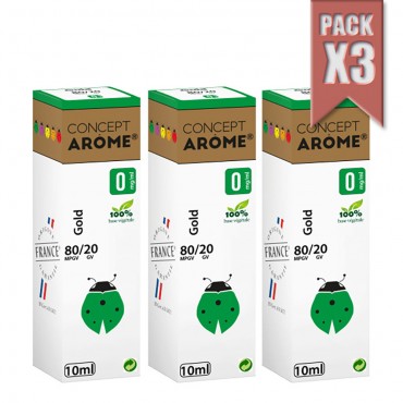 Gold 10ml - CONCEPT AROME
