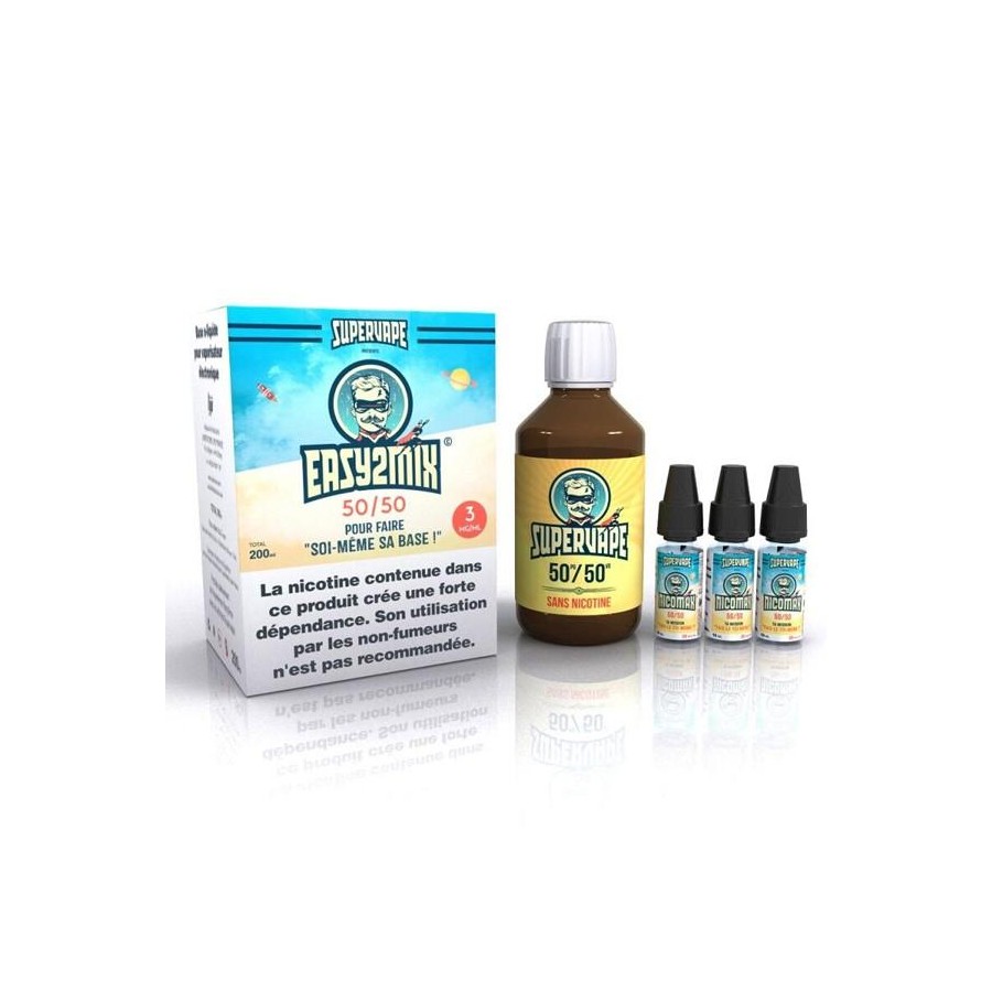 PACK BASE DIY 3MG 200ML SUPERVAPE
