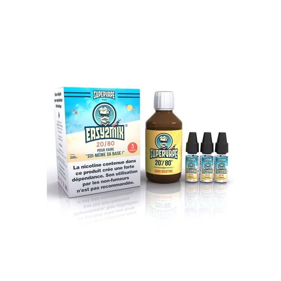 PACK BASE DIY 3MG 200ML SUPERVAPE