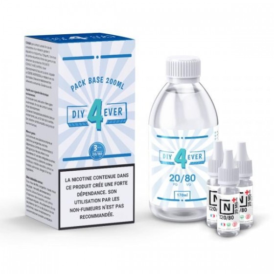 PACK BASE DIY 3MG 200ML 4 EVER