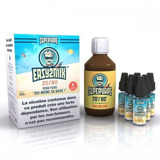 PACK BASE DIY 6MG 200ML SUPERVAPE