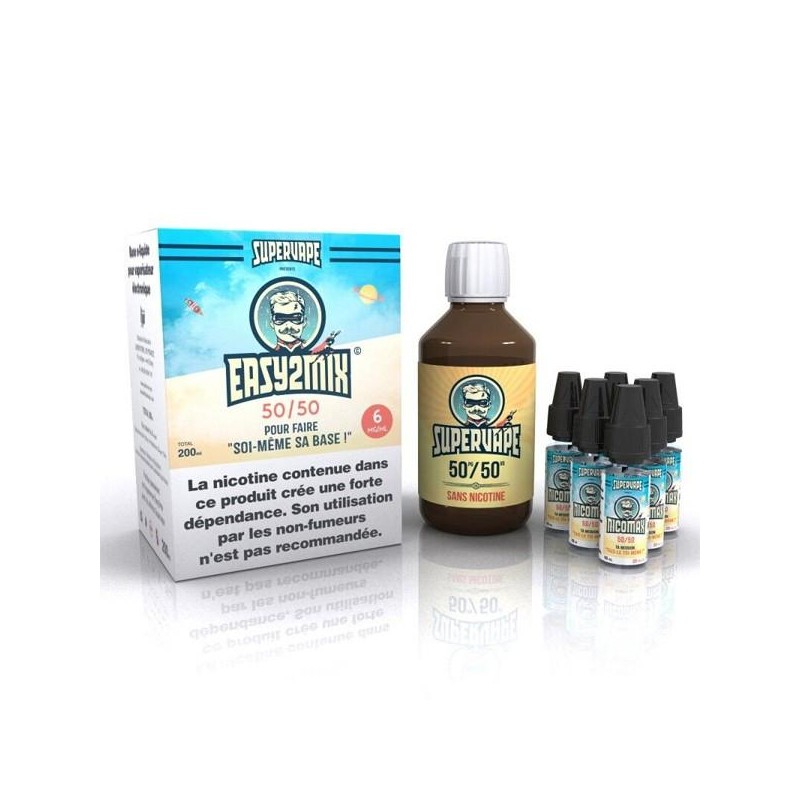 PACK BASE DIY 6MG 200ML SUPERVAPE PACK BASE DIY 6MG 200ML SUPERVAPE