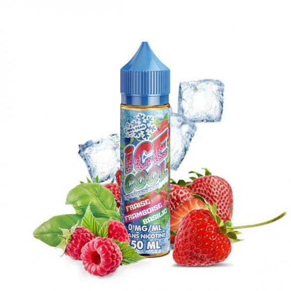 Fraise Framboise Basilic - 50ml - ICE COOL