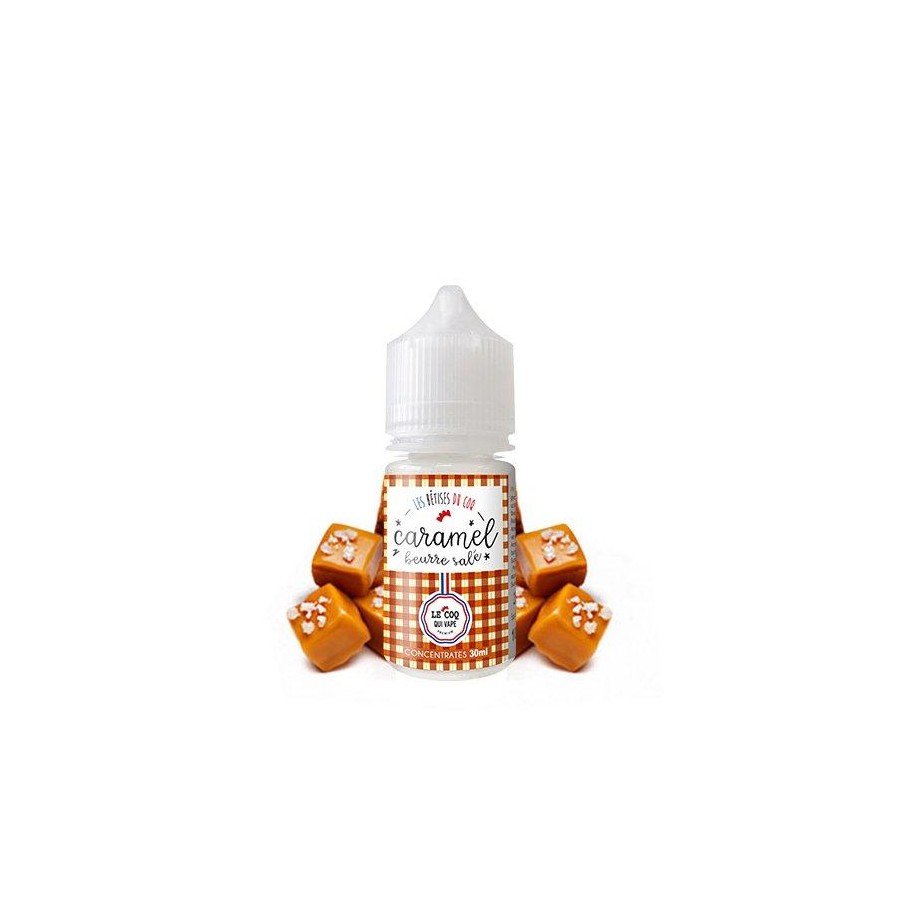 CARAMEL BEURRE SALE 30ML LES BETISES DU COQ CARAMEL BEURRE SALE 30ML LES BETISES DU COQ
