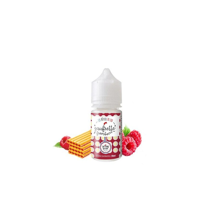 GAUFRETTE FRAMBOISE 30ML LES BETISES DU COQ