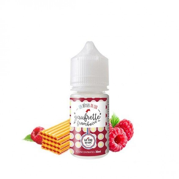 GAUFRETTE FRAMBOISE 30ML LES BETISES DU COQ