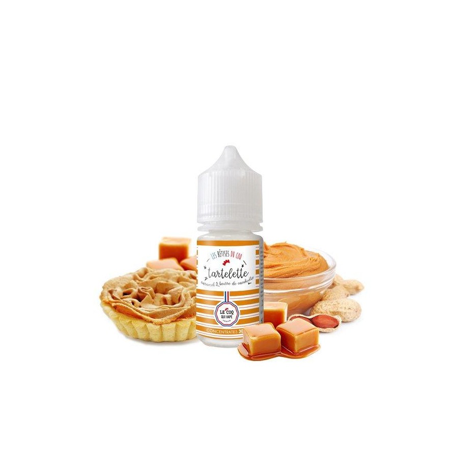 TARTELETTE CARAMEL & BEURRE DE CACAHUETES 30ML LES BETISES DU COQ