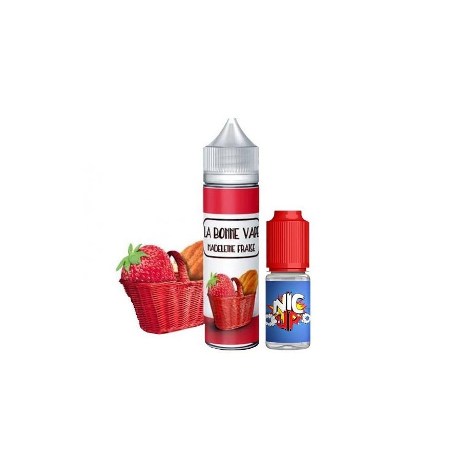 Madeleine Fraise - 50ml - LA BONNE VAPE Madeleine Fraise - 50ml - LA BONNE VAPE