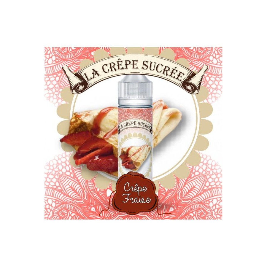Crêpe Fraise - 50ml - LA CREPE SUCREE Crêpe Fraise - 50ml - LA CREPE SUCREE