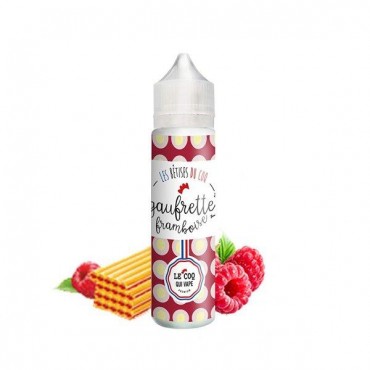 Gaufrette Framboise - 50ml - Le Coq qui Vape