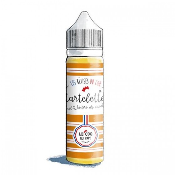 Tartelette Caramel & Beurre de Cacahuètes - 50ml - Le Coq qui Vape