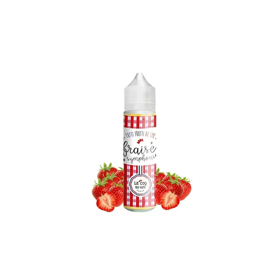 Fraise Symphonie - 50ml - Le Coq qui Vape Fraise Symphonie - 50ml - Le Coq qui Vape