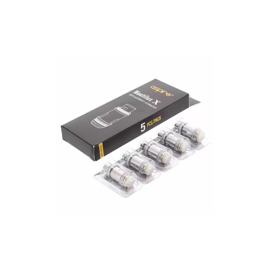RESISTANCE NAUTILUS X / XS ASPIRE (PACK DE 5) RESISTANCE NAUTILUS X / XS ASPIRE (PACK DE 5)