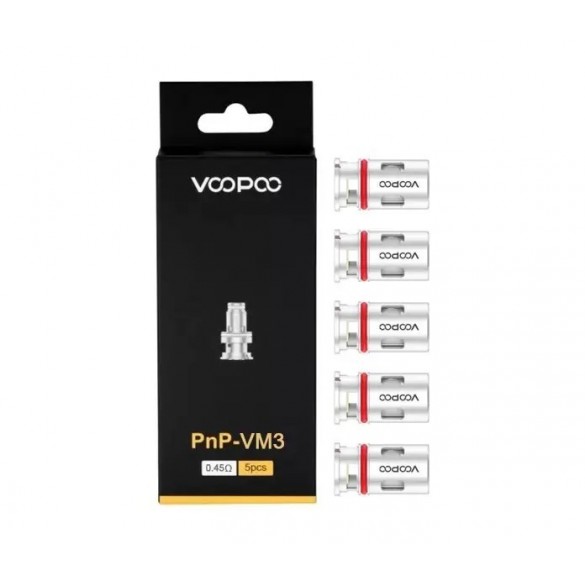 RESISTANCE PnP-VM3 VOOPOO (PACK DE 5)