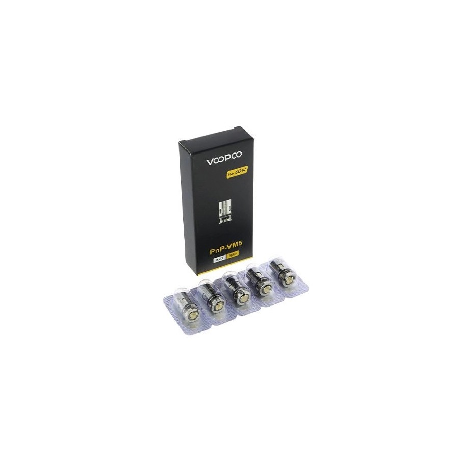RESISTANCE PnP-VM5 VOOPOO (PACK DE 5) RESISTANCE PnP-VM5 VOOPOO (PACK DE 5)