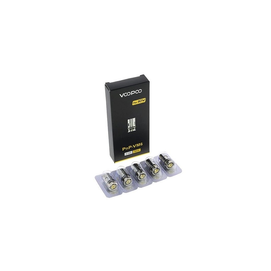 RESISTANCE PnP-VM6 VOOPOO (PACK DE 5) RESISTANCE PnP-VM6 VOOPOO (PACK DE 5)