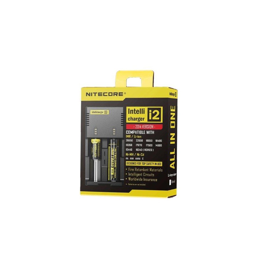 CHARGEUR 2 ACCUS I2 NITECORE CHARGEUR 2 ACCUS I2 NITECORE