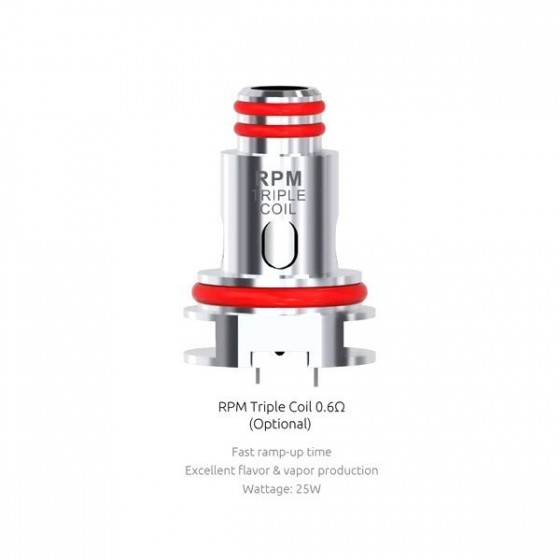 RESISTANCE RPM40 TRIPLE 0.6 OHM SMOKTECH (PACK DE 5)