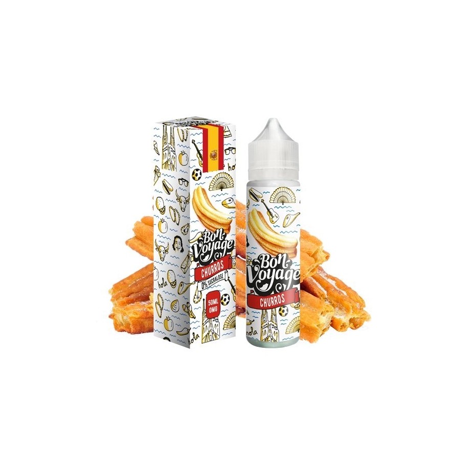 Churros - 50ml - BON VOYAGE - LE COQ QUI VAPE Churros - 50ml - BON VOYAGE - LE COQ QUI VAPE