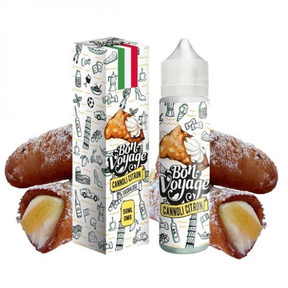 Cannoli citron - 50ML - BON VOYAGE - LE COQ QUI VAPE