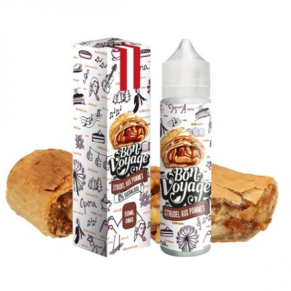 Strudel aux pommes - 50ML - BON VOYAGE - LE COQ QUI VAPE