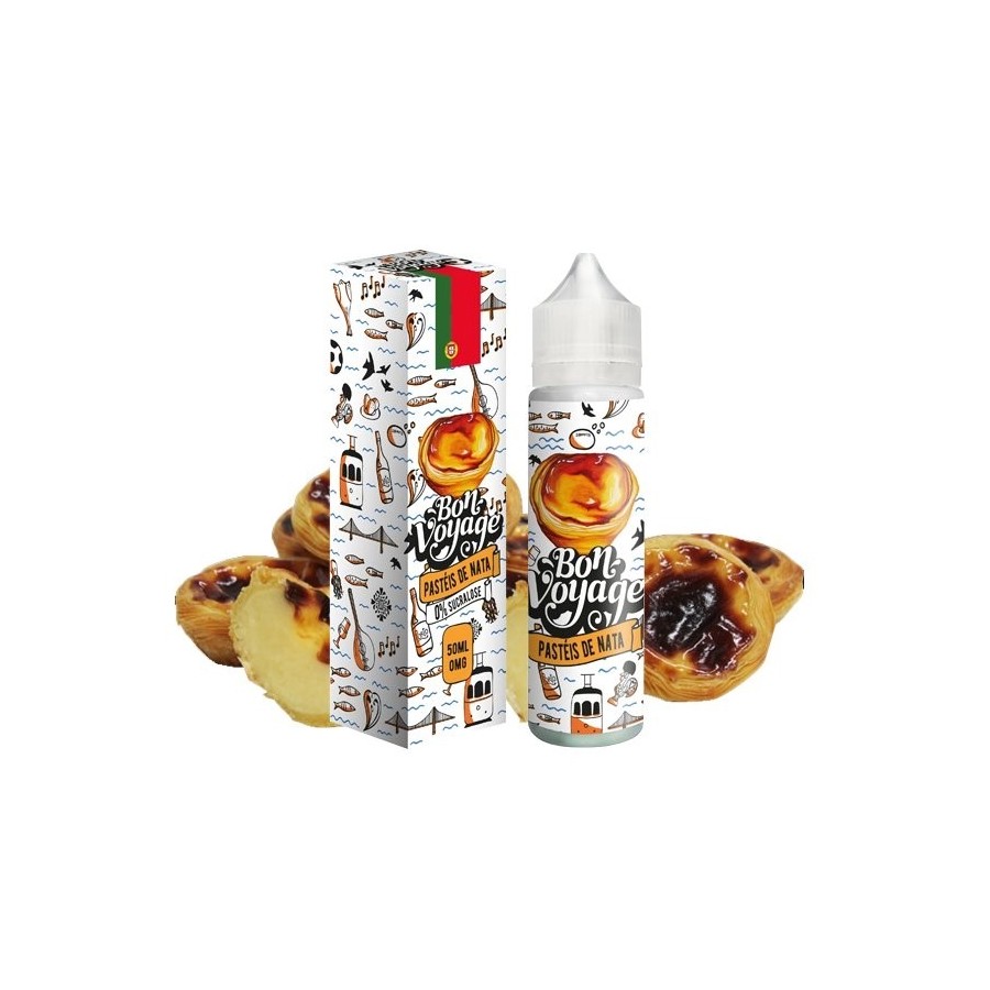 Pasteis de Nata - 50ML - BON VOYAGE - LE COQ QUI VAPE