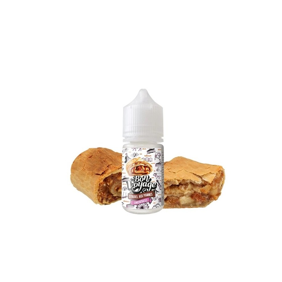CONCENTRE STRUDEL AUX POMMES - 30ML - BON VOYAGE CONCENTRE STRUDEL AUX POMMES - 30ML - BON VOYAGE