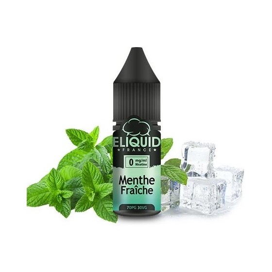 Menthe fraîche 10ml - ELIQUID FRANCE