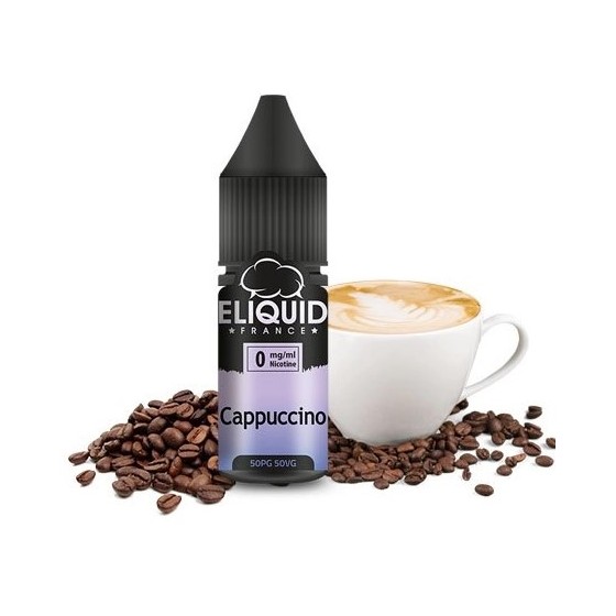 Cappuccino 10ml - ELIQUID FRANCE (Lot de 5)