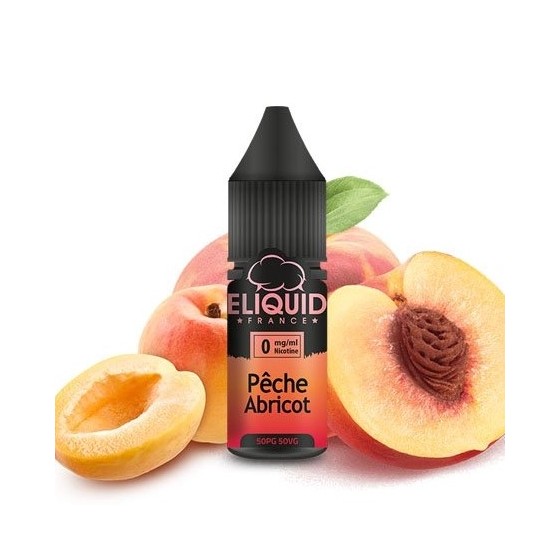 Pêche abricot 10ml - ELIQUID FRANCE (Lot de 5)
