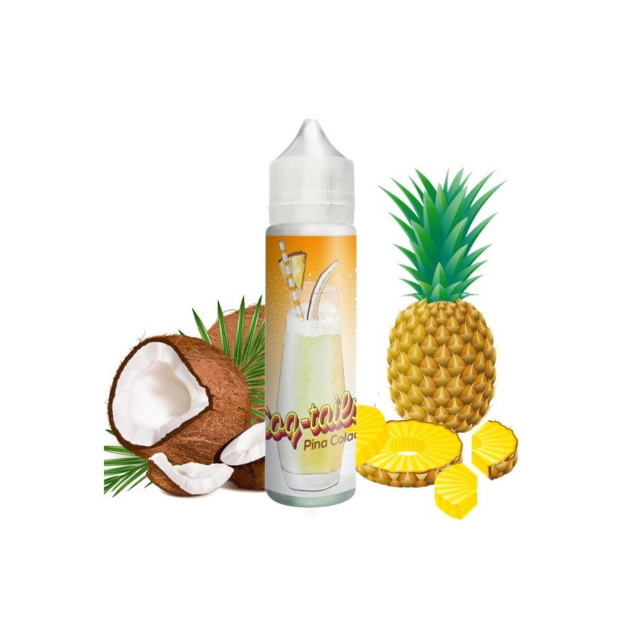 Pina colada - 50ml - Coq tails - Le Coq qui Vape Pina colada - 50ml - Coq tails - Le Coq qui Vape