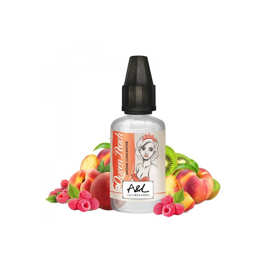 CONCENTRE QUEEN PEACH 30 ML "LES CREATIONS" AROMES ET LIQUIDES CONCENTRE QUEEN PEACH 30 ML "LES CREATIONS" AROMES ET LIQUIDES
