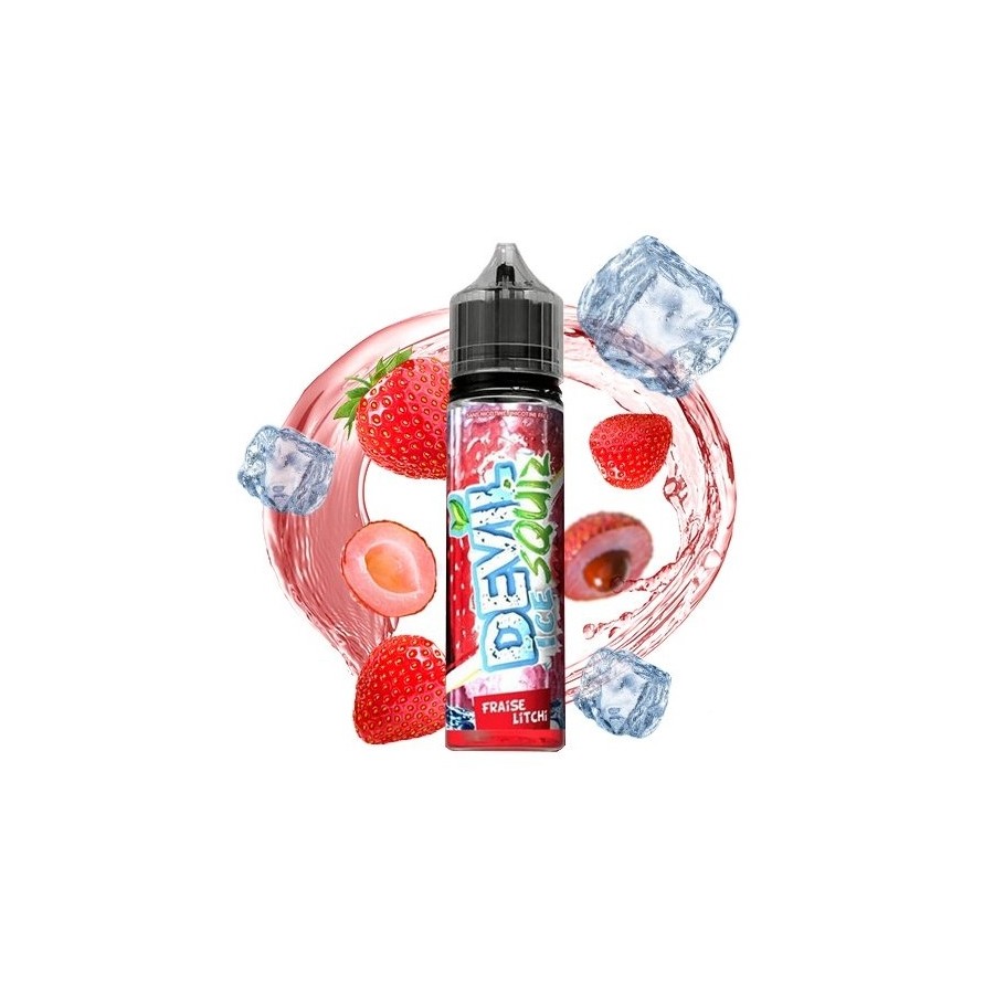 FRAISE LITCHI ICE - 50ml - DEVIL SQUIZ