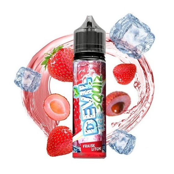 FRAISE LITCHI ICE - 50ml - DEVIL SQUIZ