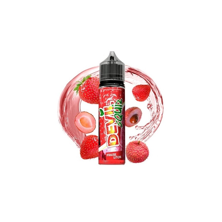 FRAISE LITCHI - 50ml - DEVIL SQUIZ FRAISE LITCHI - 50ml - DEVIL SQUIZ