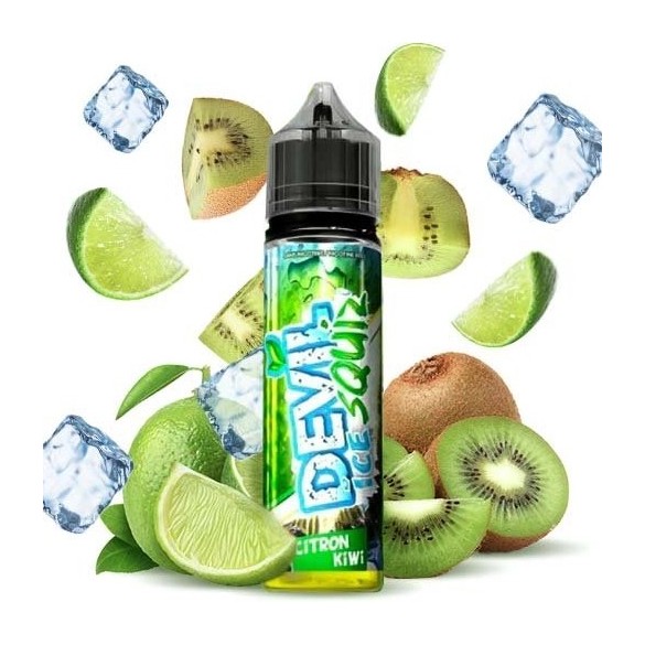 CITRON VERT KIWI ICE - 50ml - DEVIL SQUIZ