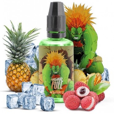 Ushiro de Fruity Fuel : retrouvez une combinaison d'Ananas et de litchi.