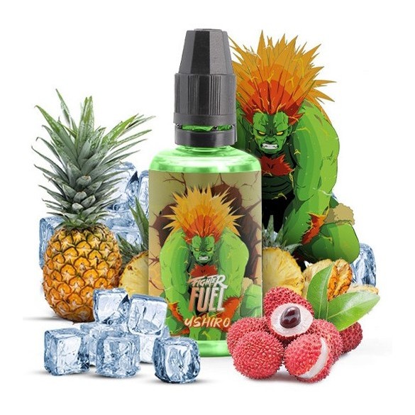 Ushiro de Fruity Fuel : retrouvez une combinaison d'Ananas et de litchi.