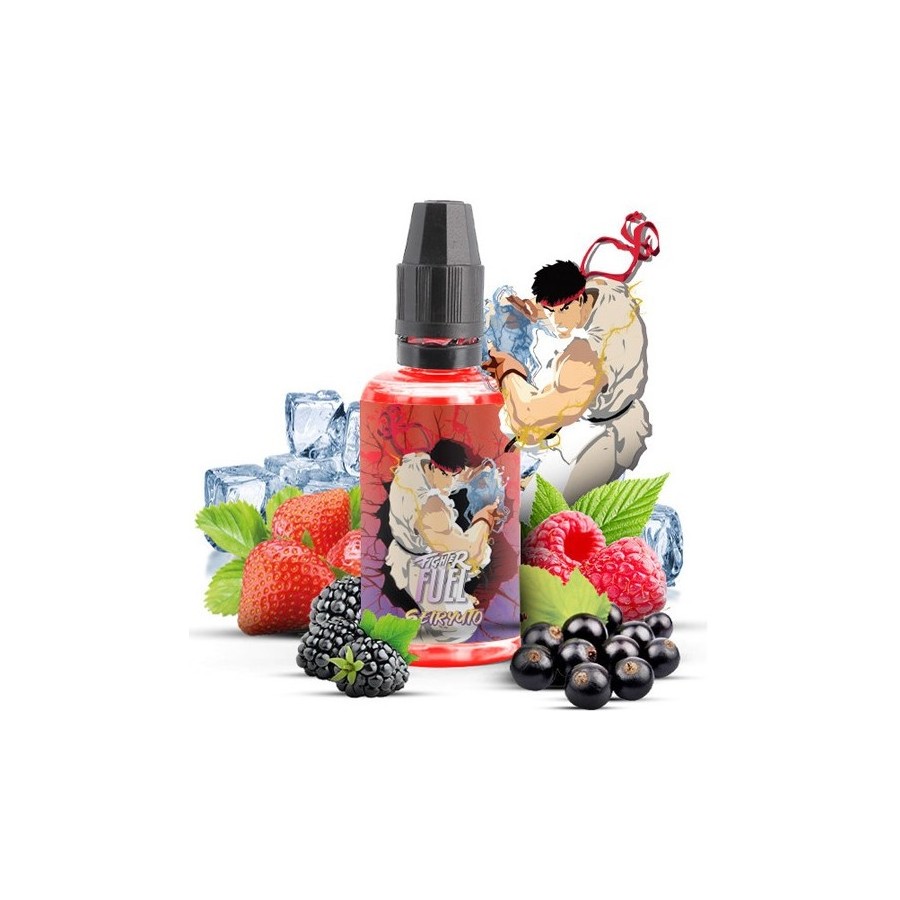 Seiryuto de Fruity Fuel: mélange de fraises, mûres, framboises, cassis. Seiryuto de Fruity Fuel: mélange de fraises, mûres, framboises, cassis.