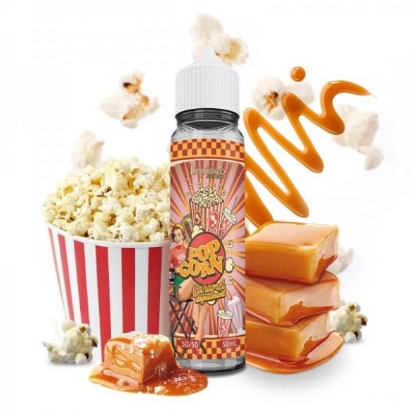 Pop corn caramel - 50ml - LIQUIDEO