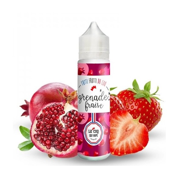 Grenade fraise - 50ml - LE COQ QUI VAPE