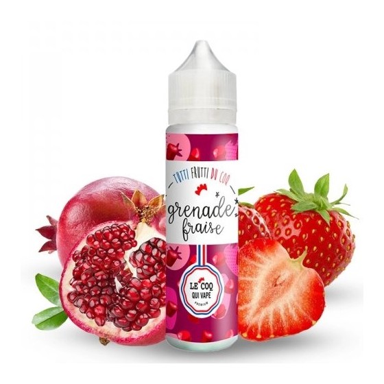 Grenade fraise - 50ml - LE COQ QUI VAPE
