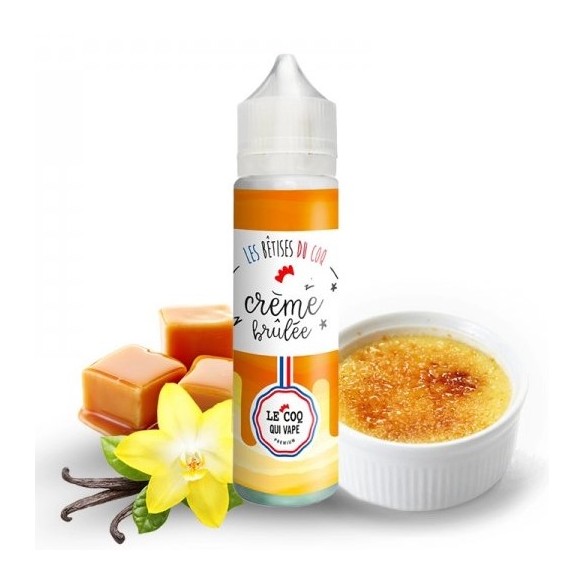 Crème brûlée - 50ml - LE COQ QUI VAPE