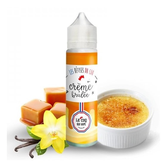Crème brûlée - 50ml - LE COQ QUI VAPE