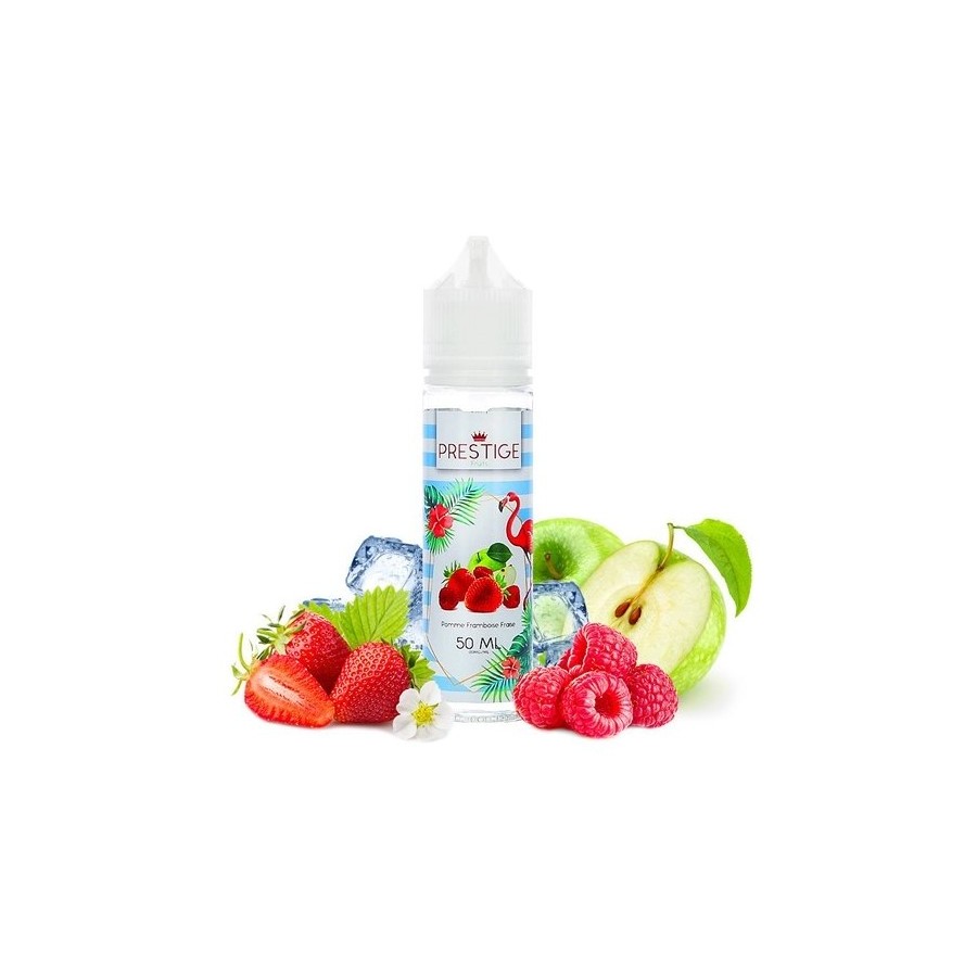 Pomme framboise fraise - 50ml - PRESTIGE FRUITS