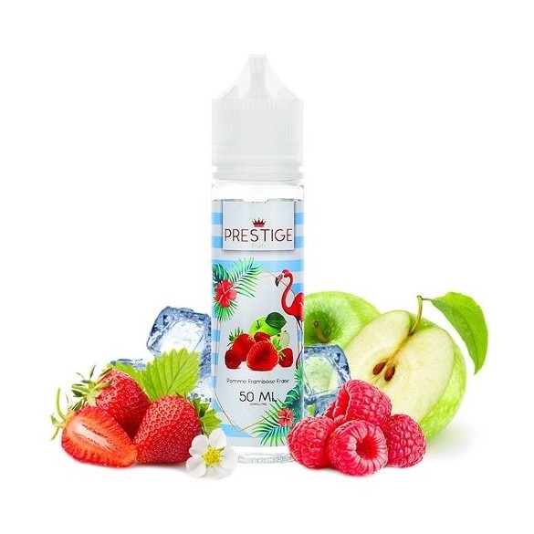 Pomme framboise fraise - 50ml - PRESTIGE FRUITS