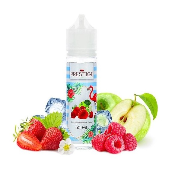 Pomme framboise fraise - 50ml - PRESTIGE FRUITS