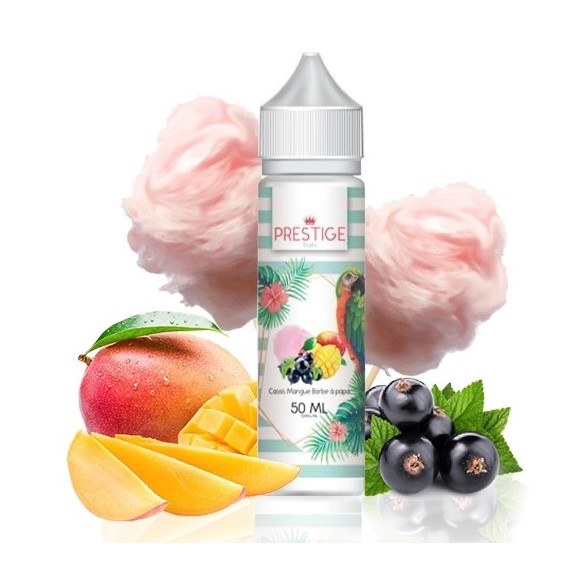 Cassis mangue barbe à papa - 50ml - PRESTIGE FRUITS