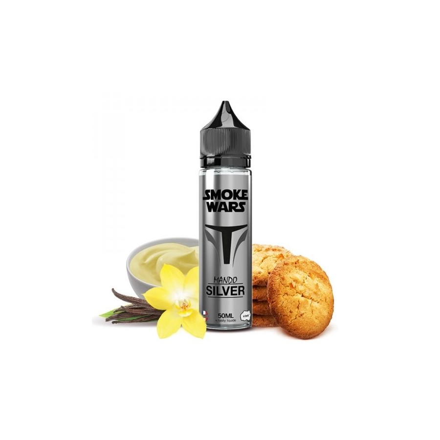 Mando silver - 50ml - Smoke wars - E TASTY Mando silver - 50ml - Smoke wars - E TASTY