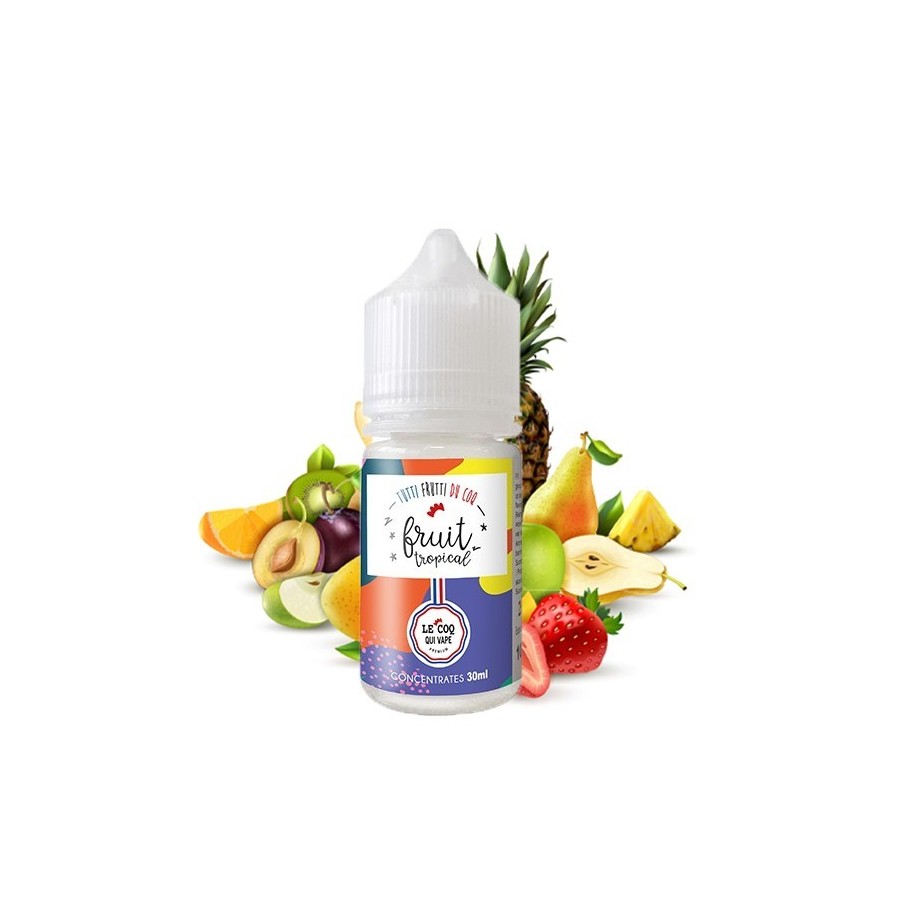 CONCENTRE FRUIT TROPICAL 30 ML LE COQ QUI VAPE CONCENTRE FRUIT TROPICAL 30 ML LE COQ QUI VAPE